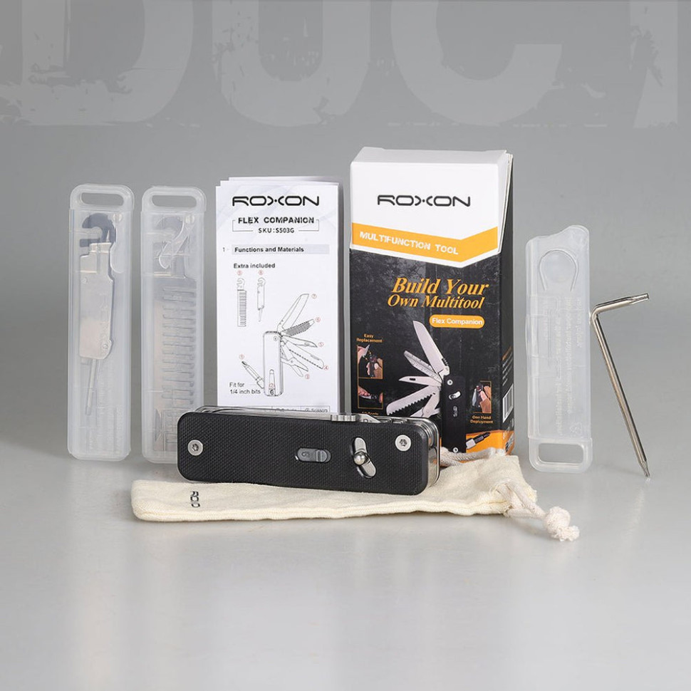 Мультитул Roxon Flex Companion S503G чорний Киев - изображение 8