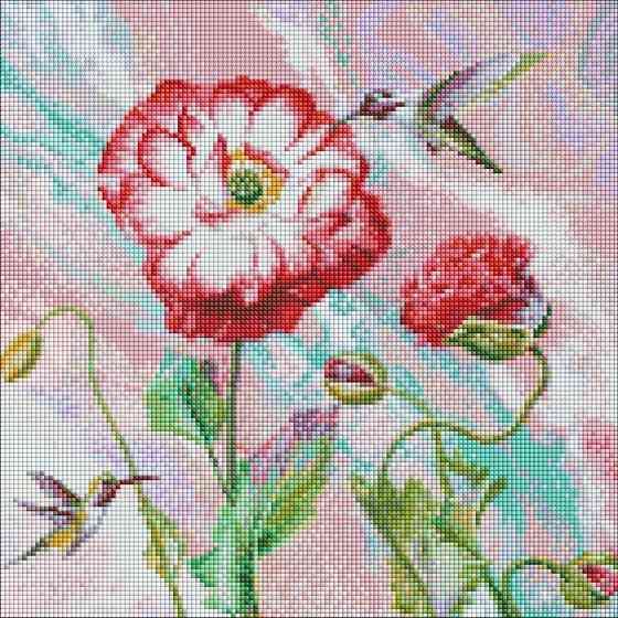 УЦІНКА! Алмазна мозаїка "Легкий етюд" ©Ira Volkova AMO7459-UC 40х40 см Вінниця