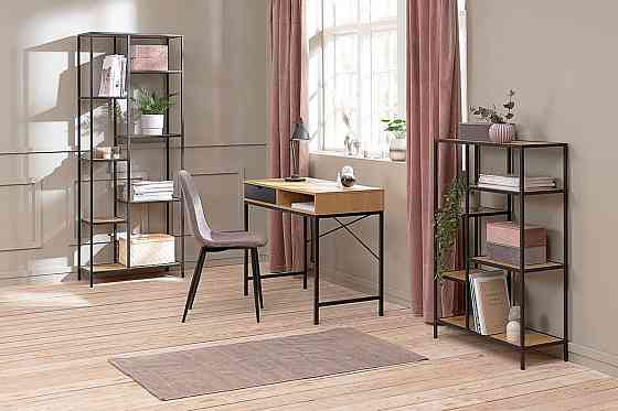 Бюро B-027 дуб/чорний Днепр