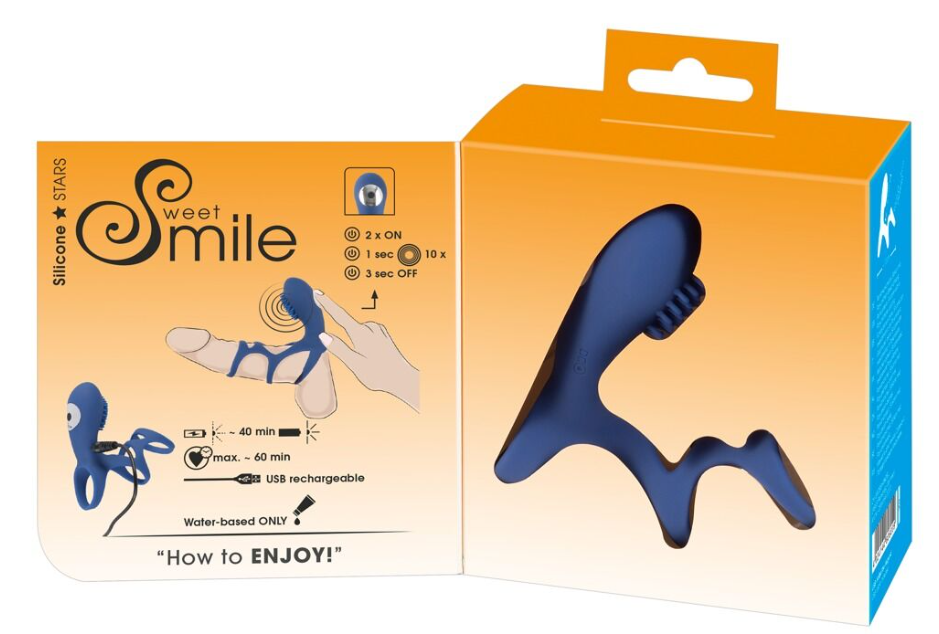 Насадка з вібрацією Rechargeable Couple Sleeve Sex Aura Київ - фото 9