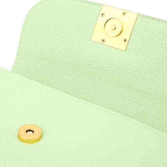 Напівкругла жіноча сумка з екошкіри Vintage sale_15148 Салатовий Київ