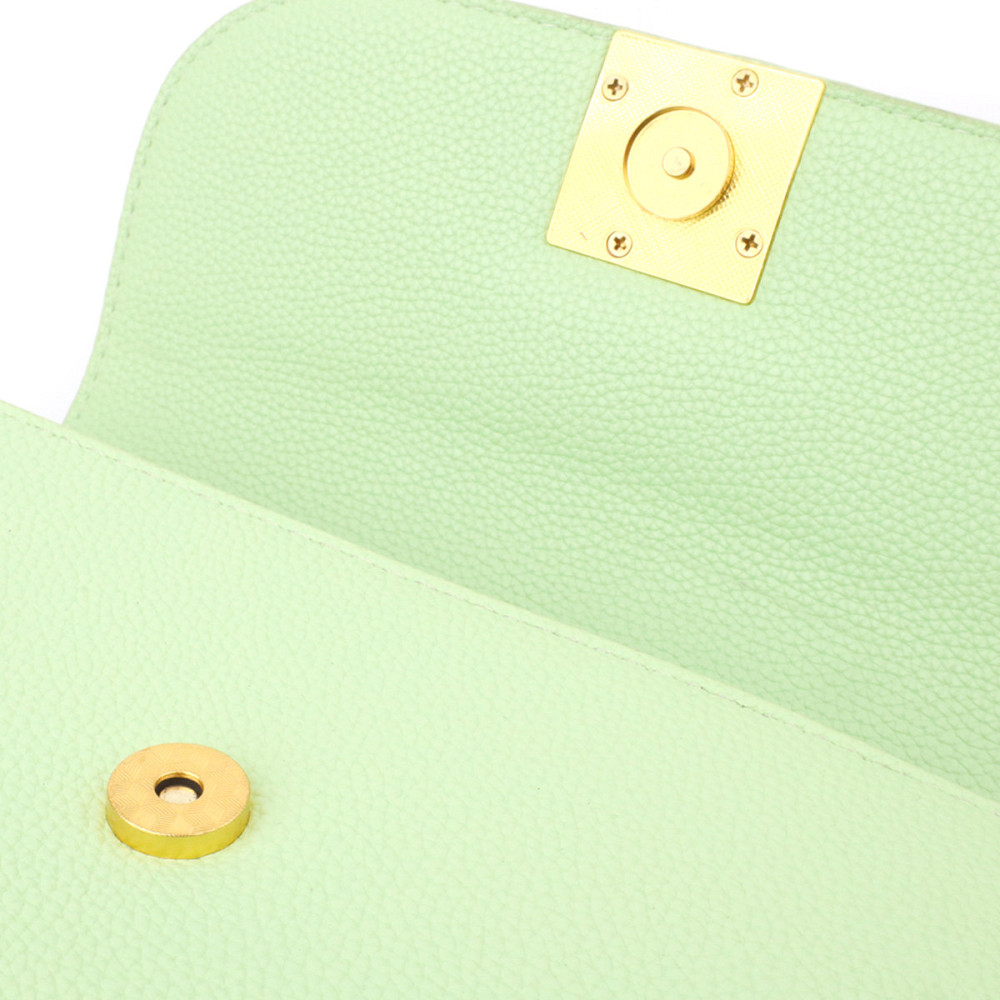 Напівкругла жіноча сумка з екошкіри Vintage sale_15148 Салатовий Київ - фото 3