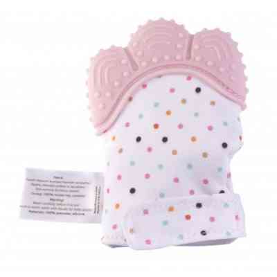 Прорезыватель Baby Team перчатка (4090_розовый) Винница