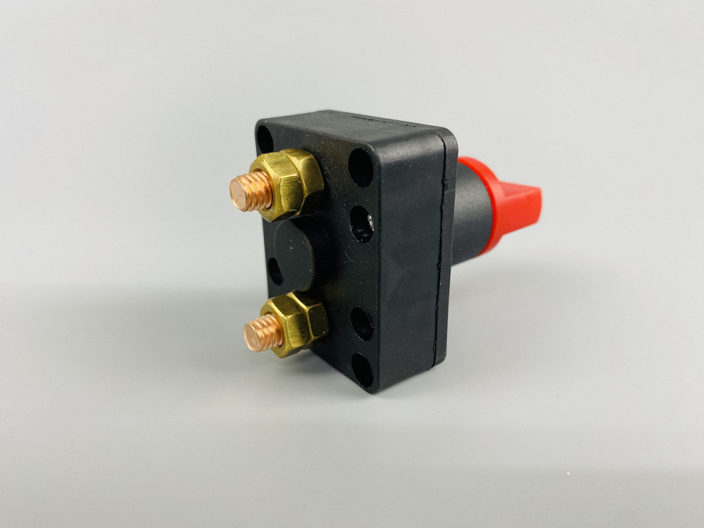 Вимикач маси універсальний, механічний 12/24 В (червона мідь) 150 A. М6 — мідний болт Мукачево - фото 3