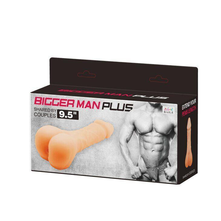 Мастурбатор-насадка «Bigger Man PLUS» Sex Aura Київ - фото 8