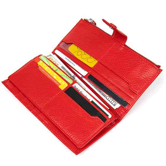 Яркий женский кошелек-клатч ST Leather 19374 Красный Киев