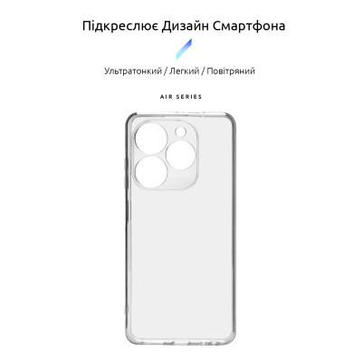 Чехол для мобильного телефона Armorstandart Air Tecno Spark Go 2024 (BG6) Camera cover Clear (ARM73593) Винница - изображение 3
