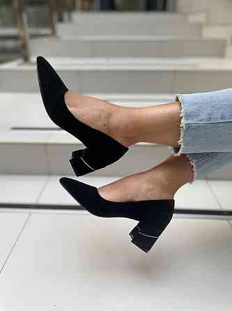 Meideli Туфлі жіночі MEIDELI чорні еко-замша каблук 6см (L377-1) Коломия