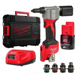 Профессиональный аккумуляторный заклепочник MILWAUKEE M12 BPRT-201X : с АКБ 12V 2.0Ah (4933464405) Киев