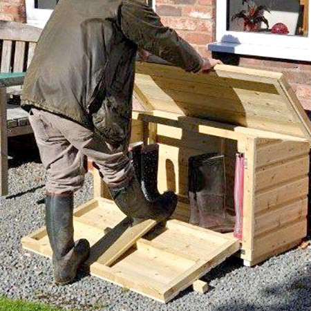 Полка для рабочей обуви 