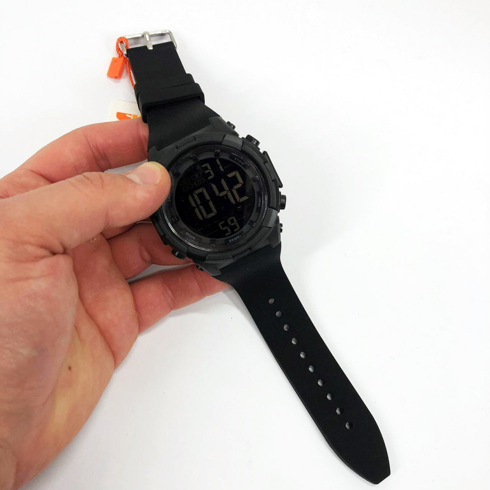 Армейские часы противоударные SKMEI 1845BK, Качественные спортивные часы Бюджетные спортивные LI-56 Львов - изображение 2