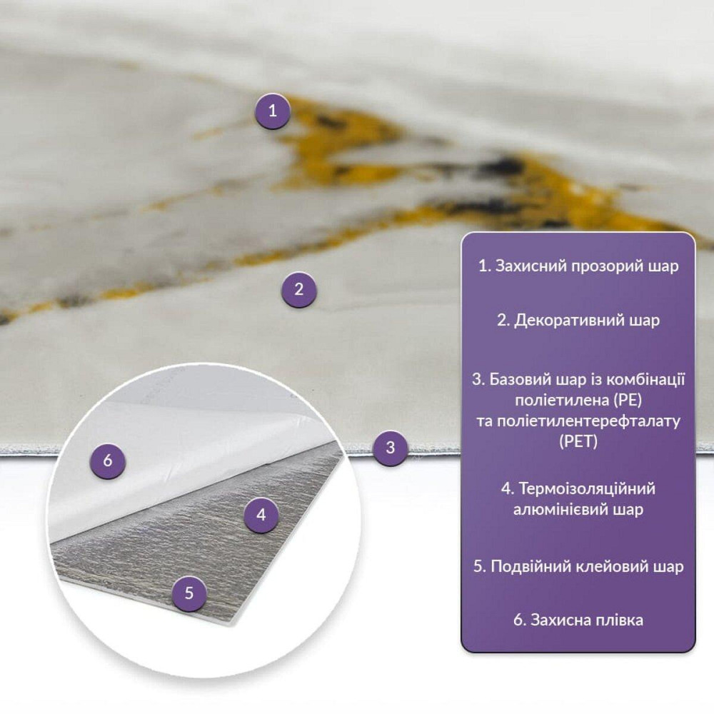 Самоклеюча стінова PET плитка 600х300х2мм SW-00002332 Київ - фото 2