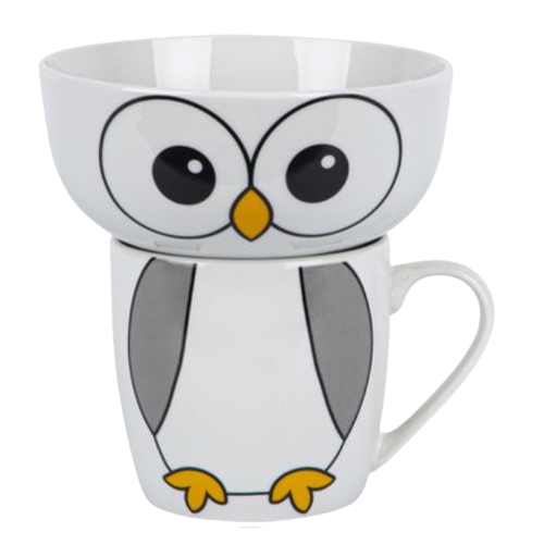 Набір дитячого посуду Happy Owl 2 предмети:(піала/чашка) YF6014 LIMITED EDITION Житомир - изображение 5