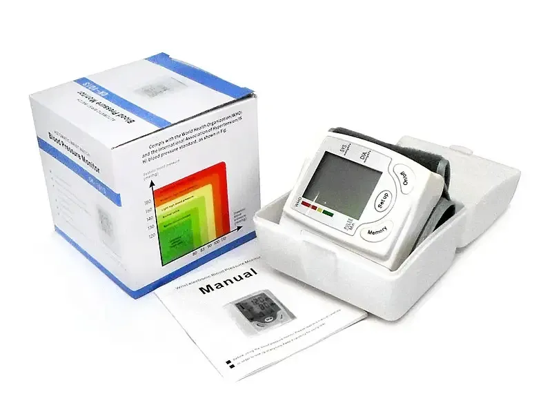 Тонометр электронный BLD-101S, автоматический, для запястья, память 90 измерений, питание 2 батарейки Одесса - изображение 2