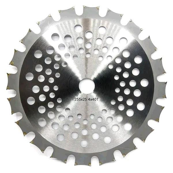 Ніж мотокоси 40T (Ø255/25.4 mm) (переможні зубці) двосторонній Мукачево - фото 1