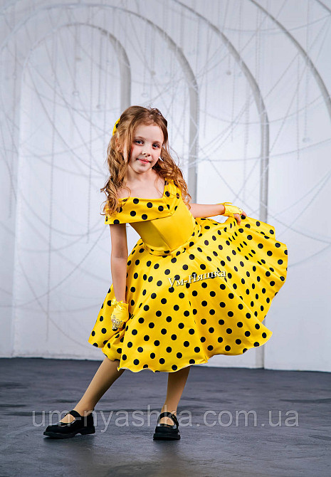 Пышное нарядное платье в ретро стиле 