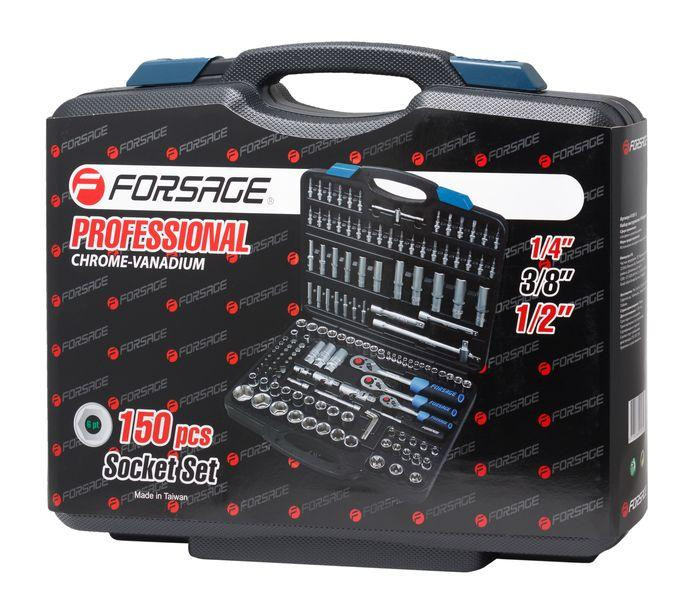 Набір інструментів 150пр. 1/2",1/4",3/8" (6гр.) (4-32мм) Одеса - фото 2