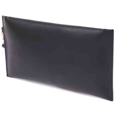 Косметичка Shvigel Кожаная матовая тревел Черная (16426) Винница