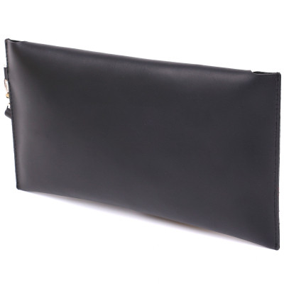 Косметичка Shvigel Кожаная матовая тревел Черная (16426) Винница - изображение 4