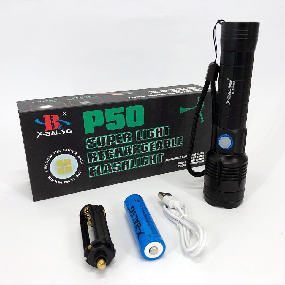 Ручной фонарик led Bailong X-Balog BL-B99-P50, Фонарики для экстренных ситуаций EP-577 и аварий Киев - изображение 8