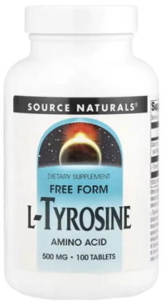 L тирозин Source Naturals L Tyrosine 500mg 100 табл Киев