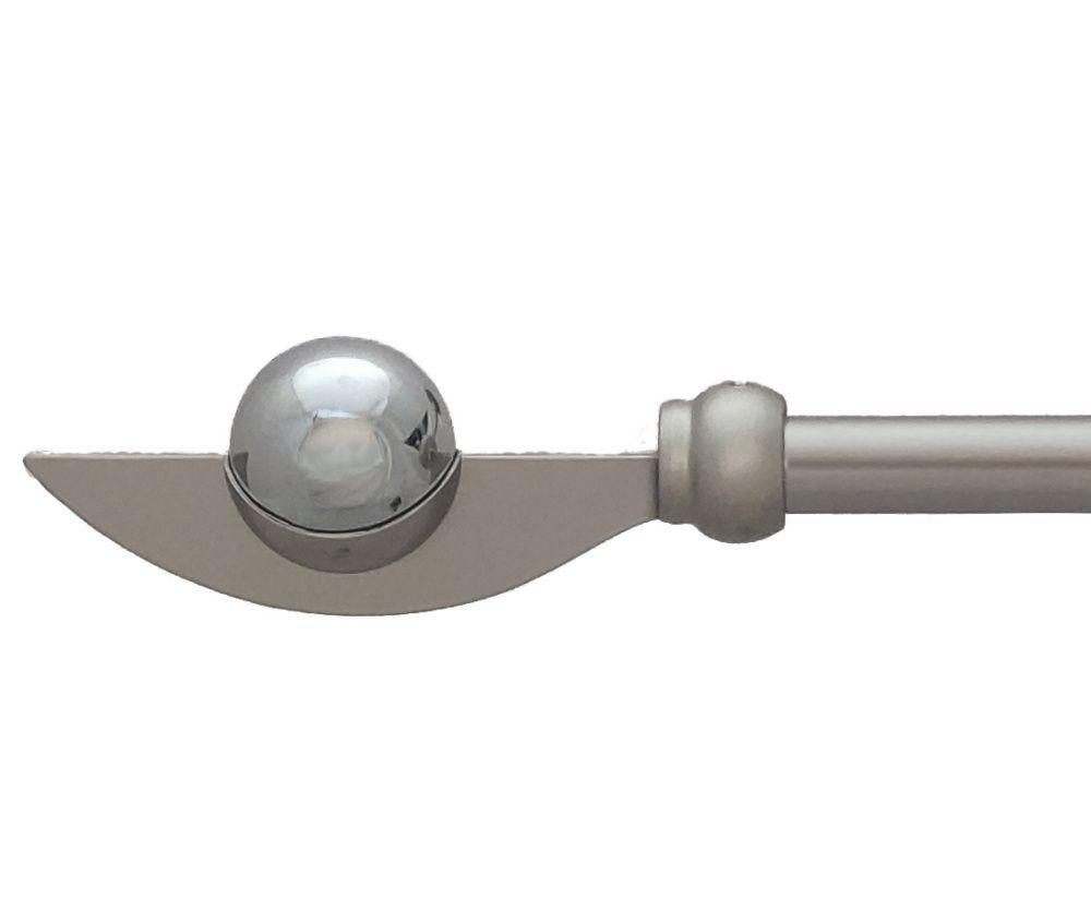 Закінчення для карнизу Orvit ФЛАМІНГО 16 мм САТИН - ХРОМ Львов - изображение 1