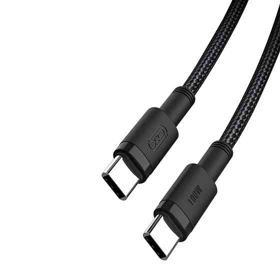 Кабель XO Type-C to Type-C 100W 1,5м чорний Львів