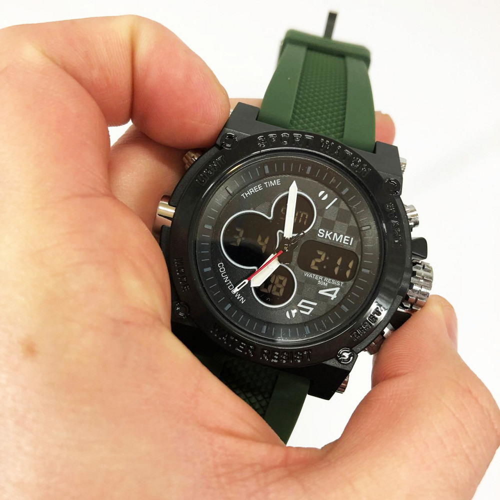 Оригінальні спортивні годинники SKMEI 2065BKWT, Годинники наручні електронні тактичні CT-26 Івано-Франківськ - фото 9