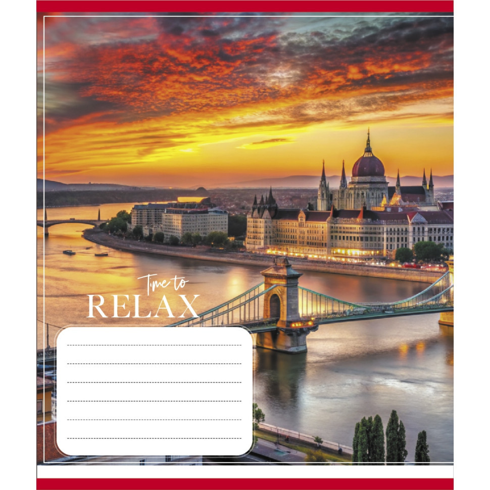 Зошит загальний "Міста в вогнях" 096-630107K-1 в клітинку, 96 аркушів (959063) Вінниця - фото 1