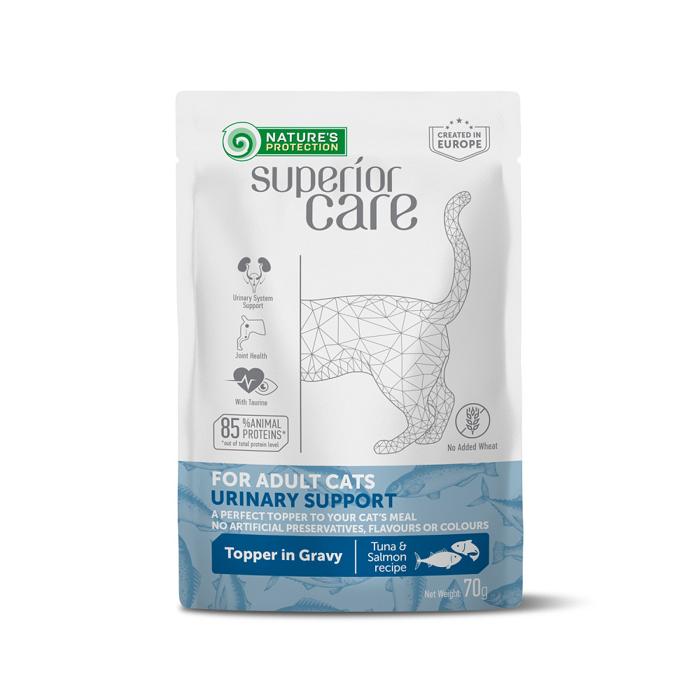 Nature's Protection Superior Care Adult Cats Urinary Tuna & Salmon Вологий корм для котів для підтримки сечовидільної системи з тунцем і лосо Киев - изображение 1