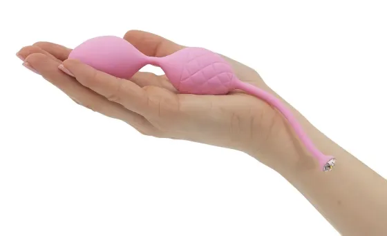 Розкішні вагінальні кульки PILLOW TALK - Frisky Pink з кристалом, діаметр 3,2 см, вага 49-75гр Львів
