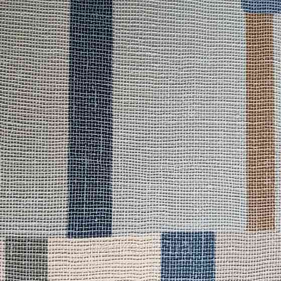 Шпалери вінілові на флізелін Sirpi AltaGamma Home 3 геометрія смуги різні сині, голубі, бежеві Київ