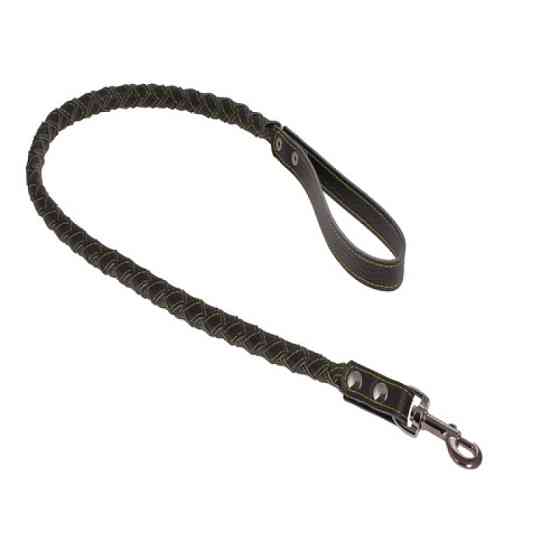 778 Повідець шкіряний "КЛАСИК" плетіння, Круг (ширина 20 мм, довжина 1.15 м) Вінниця