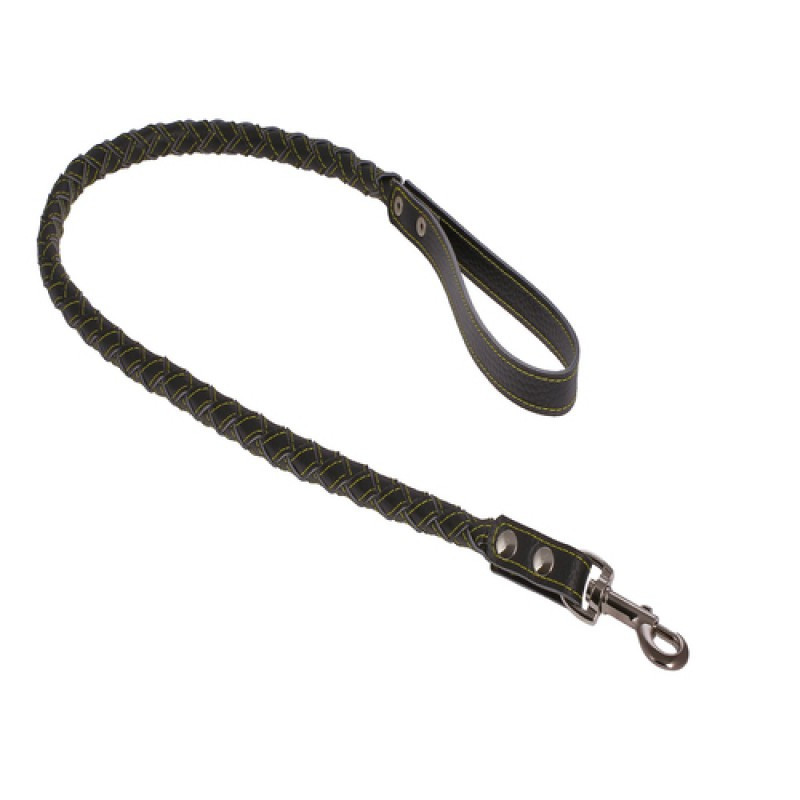 778 Повідець шкіряний "КЛАСИК" плетіння, Круг (ширина 20 мм, довжина 1.15 м) Вінниця - фото 1