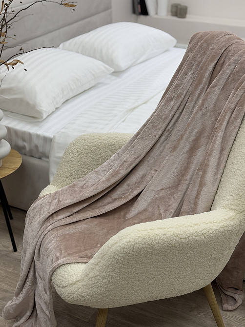 Ecotton Плед Ecotton 150х220 см Well Soft світло-рожевий пудровий (14-1305 Mushroom) Коломия - фото 9