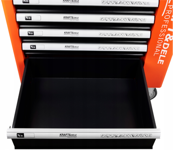 Візок для інструментів 7 ящиків 258 елемент Kraft&Dele (Польща) Київ