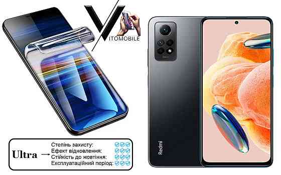 Поліуретанова плівка Ultra для Xiaomi Redmi Note 12, Redmi Note 12 Pro 5G – мінімальна товщина, максимальний захист! Київ