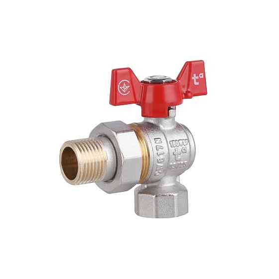 Кран кульовий "Американка" Thermo Alliance Standart 1/2" ВН кутовий SD222NW15PN40 Київ