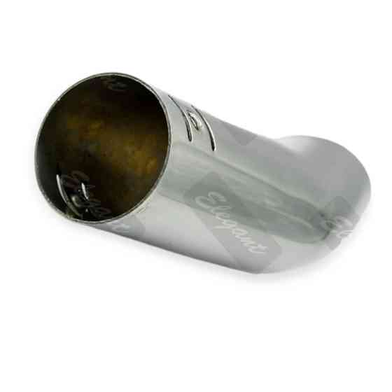 Насадка глушник хром d 51мм, l 195мм, зовнішні 51мм (0072) Мукачево