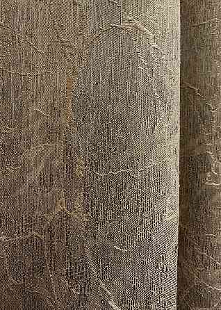 Комплект коротких штор VR-Textil Жаккард Viva Marmo № 1778ш Капучино 130х170 см 2 шт (35-0367) Киев