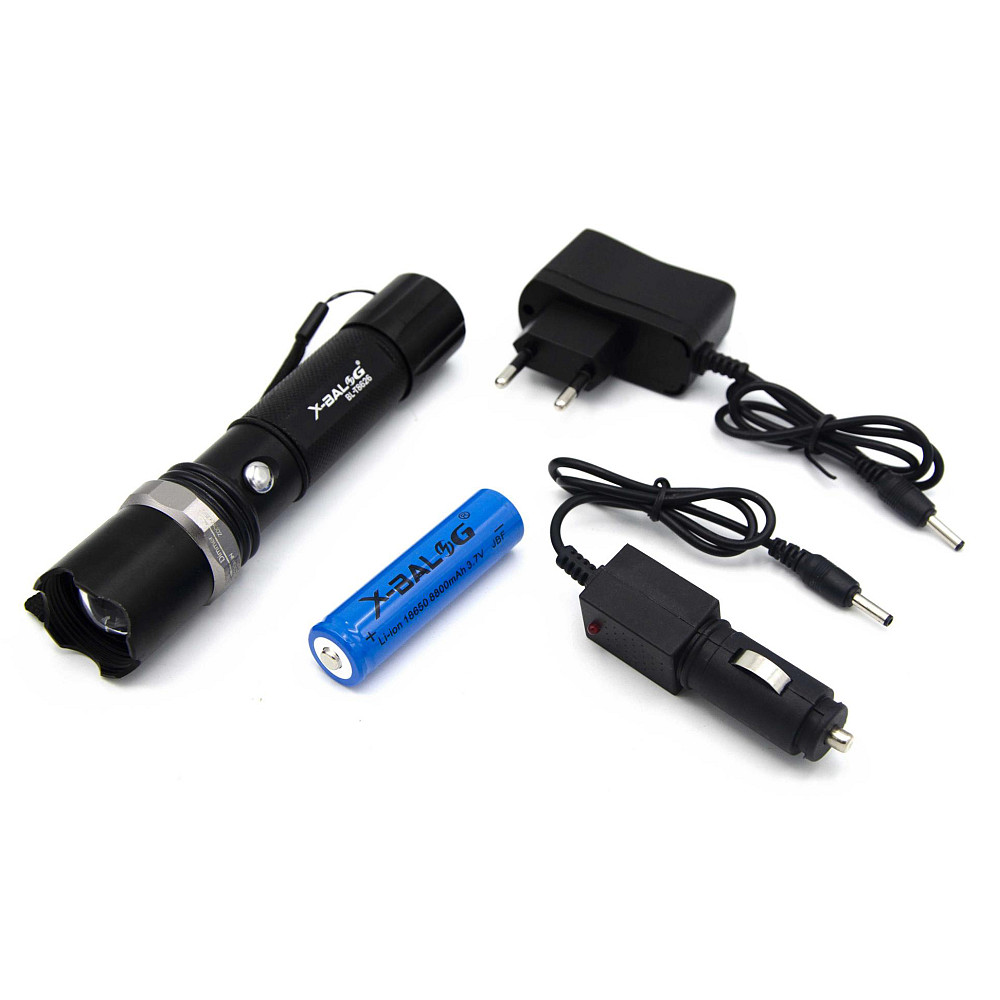 Мощный фонарь для дома топ-фонарик Bailong 8626, Мощный фонарь для рыбалки Светодиодный с зумом GC-93 Львов - изображение 15