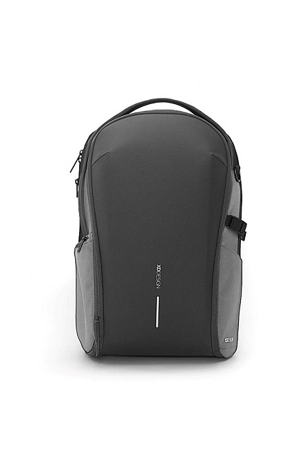 Рюкзак городской Bobby Bizz Business 18л-25л для ноутбука 16 дюймов с защитой от краж и порезов (Серый) Винница - изображение 12