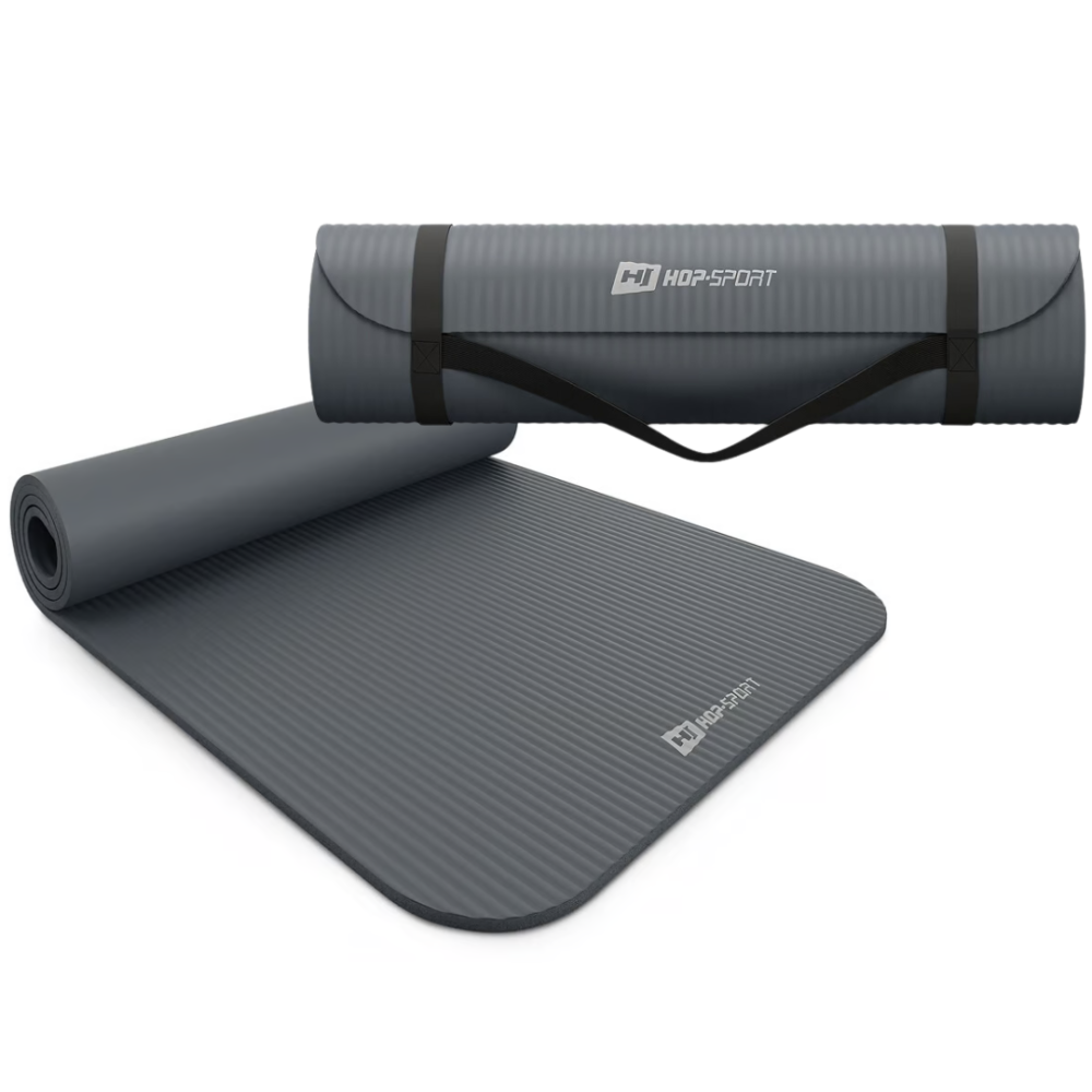 Колрик для йоги Hop-Sport HS-NB010GM NBR 1см графитовый Киев - изображение 6