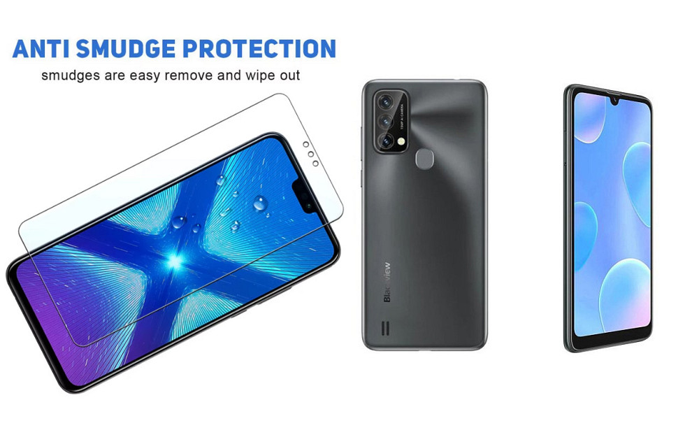 Защитное стекло NeoGlass для Blackview A50 – ультрапрозрачное и устойчивое Киев - изображение 3