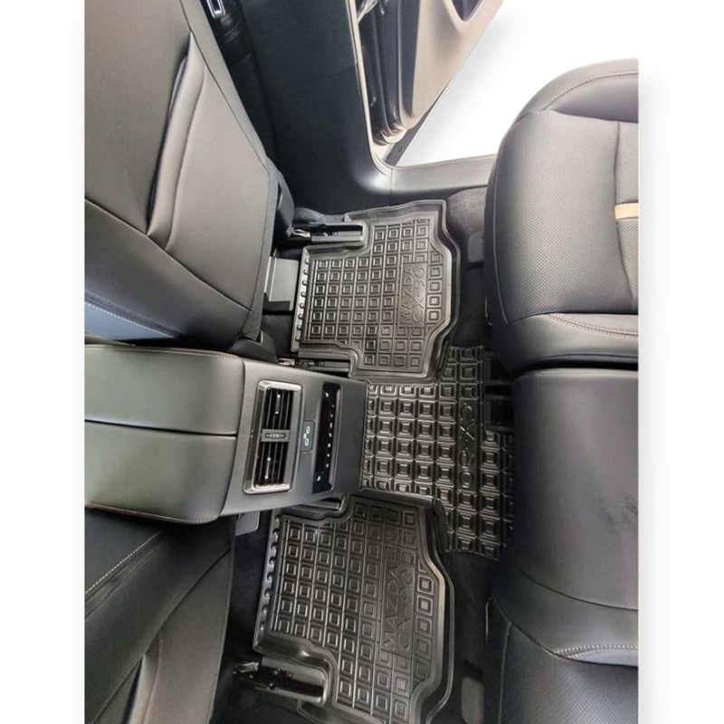 Килимки Mazda cx-90 2023-> (5 місць) mod борт 2,5см, з перемичкою салону Мукачево - фото 2