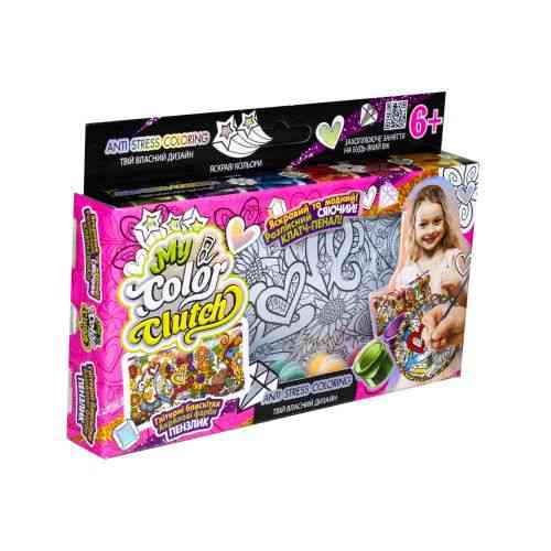 Пенал розмальовка "My color Clutch" Danko Toys CCL-01-01U Love Вінниця