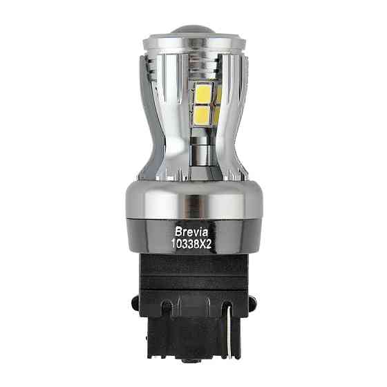 Автолампа Brevia PowerPro LED P27W (3156) 350Lm 14x2835SMD 12/24V CANbus, 2шт Львів