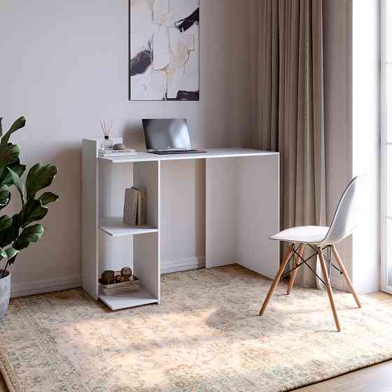 Cтіл комп'ютерний з 2 полицями М-ЗОН Джеко 1200/12 Німфея Альба (MZN-031019) Львів