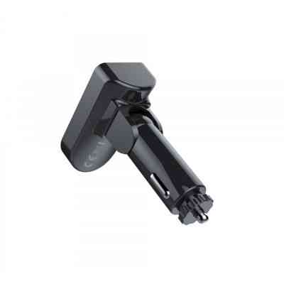 FM модулятор Havit HV-FM813BT 2USB+USB-C RGB Black (HV-FM813BT Black) Винница