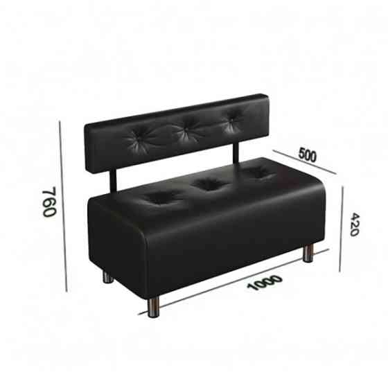 Диван для зоны ожидания Бекки с пуговицами Киев